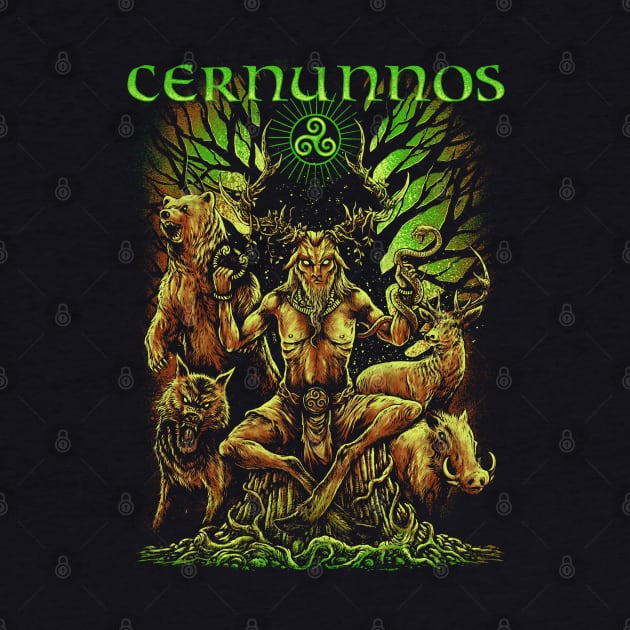 Cernunnos Celtic Pagan Mythology God Irish Scottish Wicca by Blue Pagan